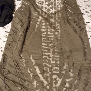 Mossimo high low tank top